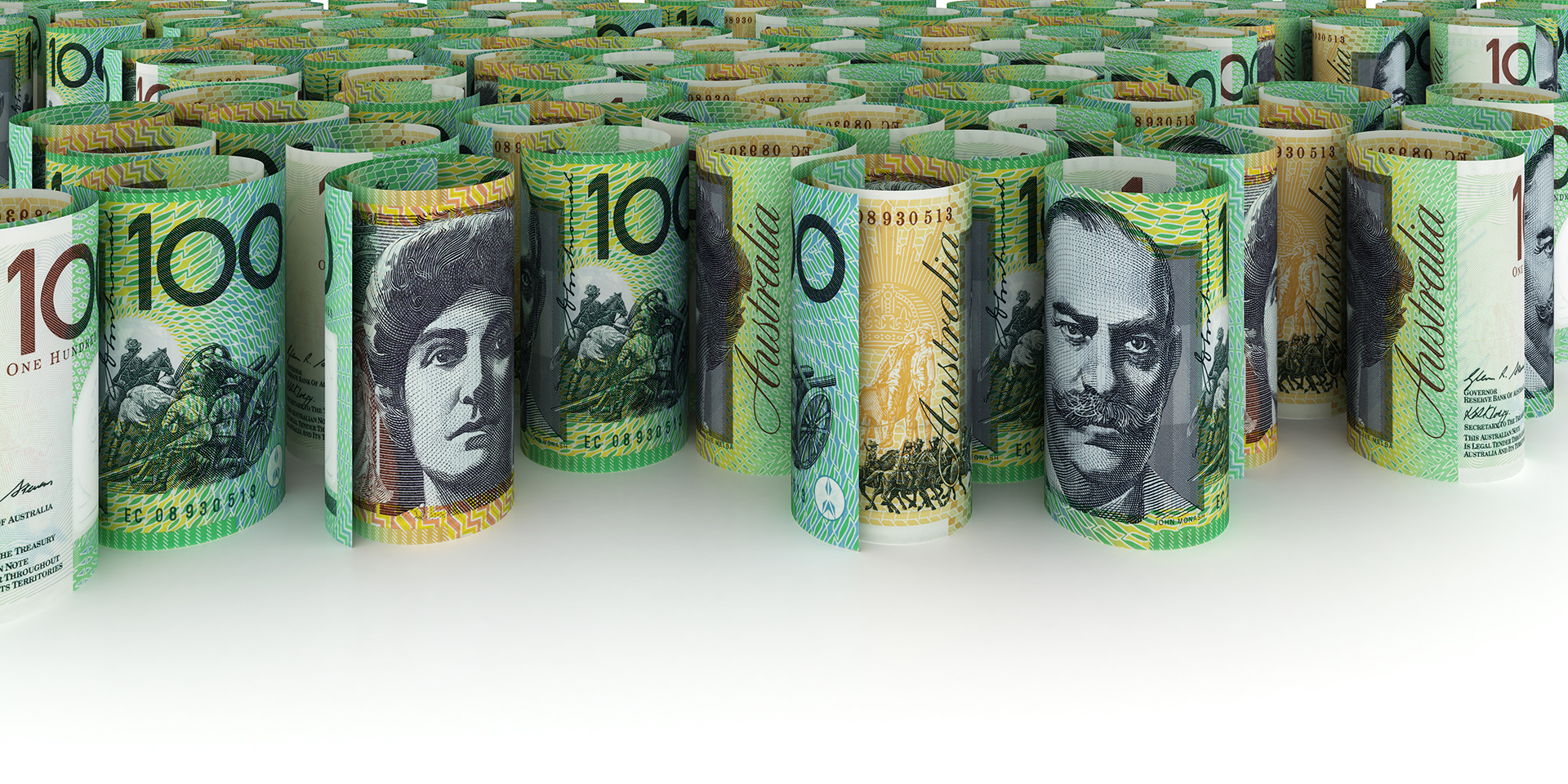 Australian banknotes representing financial governance, budgeting, capital planning, and financial accountability in commercial buildings.