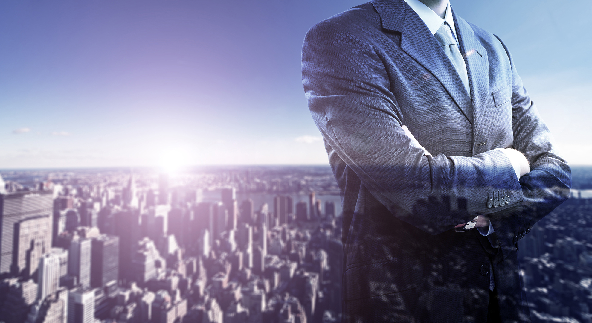 Business professional highlighting an upward trend representing improved tenant experience and building performance.