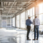 Contractor management and project supervision within a commercial building refurbishment project.